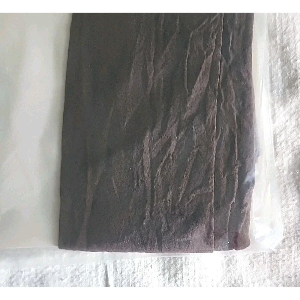 Vintage JCPenney Opaque To Waist Panty hose Brown  Size A Sandalfoot New